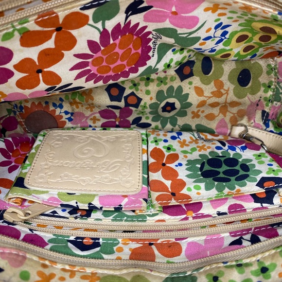 Brighton Straw Sassy Flower Pot bag with a straw bag both bags are sold together - Picture 11 of 13